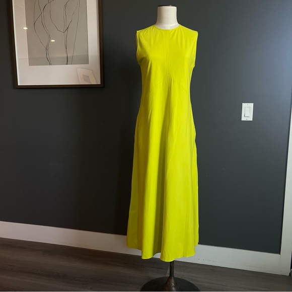 Zara Neon Yellow Dress - Picture 3 of 11